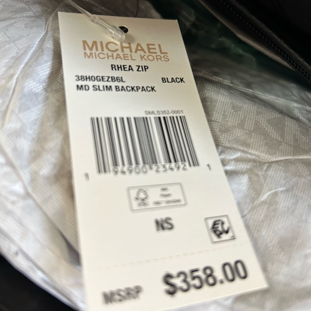$358 Retail New! Michael Kors backpack purse - Picture 8 of 13